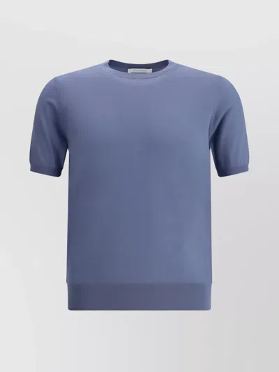 Cruciani Ribbed Cotton Knit Top