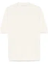 Cruciani Knitted T-shirt In Nude