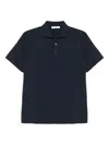 Cruciani Short-sleeve Polo Shirt In Blue