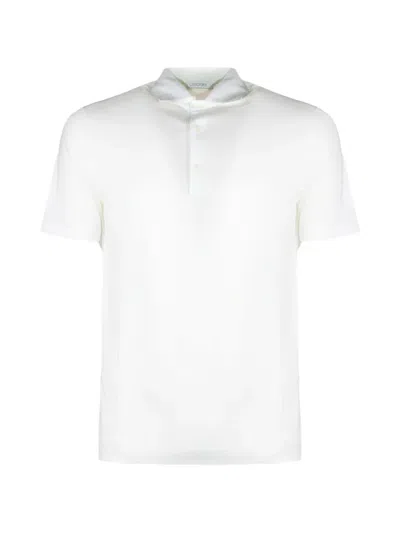 Cruciani Short-sleeve Polo Shirt In White