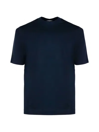 Cruciani Short-sleeve T-shirt In Blue