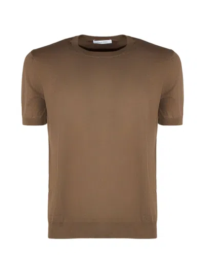 Cruciani Short-sleeve T-shirt In Brown