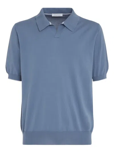 Cruciani Short-sleeved T-shirt In Blue