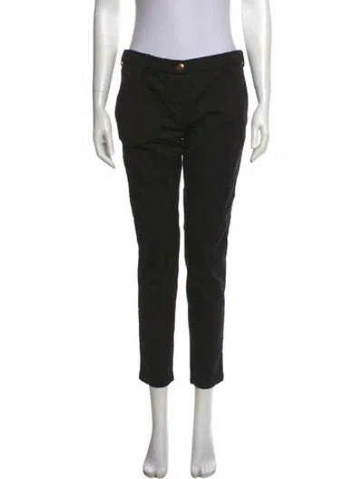 Pre-owned Cruciani Skinny Leg Pants In Black