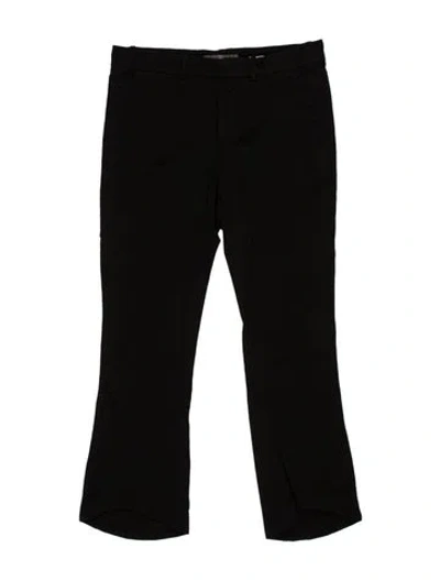 Pre-owned Cruciani Straight Leg Pants In Black