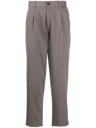 Cruciani Straight-leg Pleated Trousers In Braun