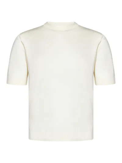 Cruciani Crew Neck T-shirt In Beige