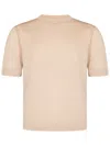 Cruciani Crew Neck T-shirt In Beige