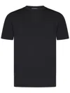 Cruciani Crew Neck T-shirt In Black