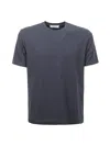 Cruciani Man T-shirt Midnight Blue Size 36 Cotton, Elastane In Blue