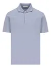 Cruciani Short-sleeve Polo Shirt In Blue