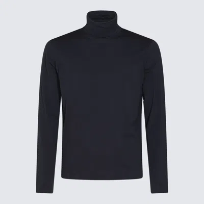 Cruciani Man Turtleneck Navy Blue Size 48 Wool