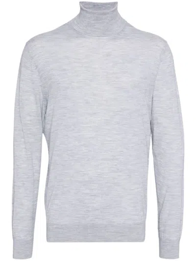 Cruciani Turtleneck Jumper In Grey