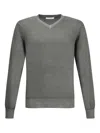 Cruciani V-neck Long-sleeve Sweater In Gray