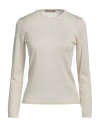 Cruciani Woman Sweater Beige Size 10 Cashmere, Silk In Beige