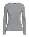 Cruciani Woman Sweater Grey Size 10 Cashmere In Grey
