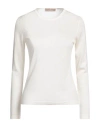 Cruciani Woman Sweater Ivory Size 4 Cashmere, Silk In White