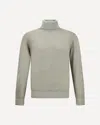 Cruciani Ribbed Turtleneck Sweater In Gray