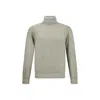 Cruciani Ribbed Turtleneck Sweater In Gold
