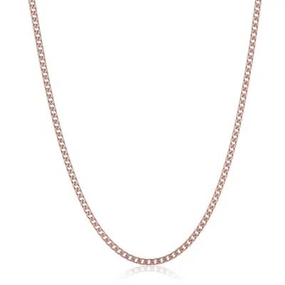 Crucible Jewelry Crucible Los Angeles 3mm Stainless Steel Rounded Franco Chain 22 Inches In Multi