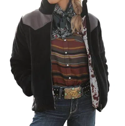 Cruel Girl Women's Corduroy Puffer Jacket In Black