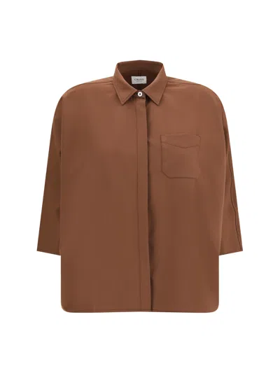Cruna Bat-sleeved Shirt In Brown