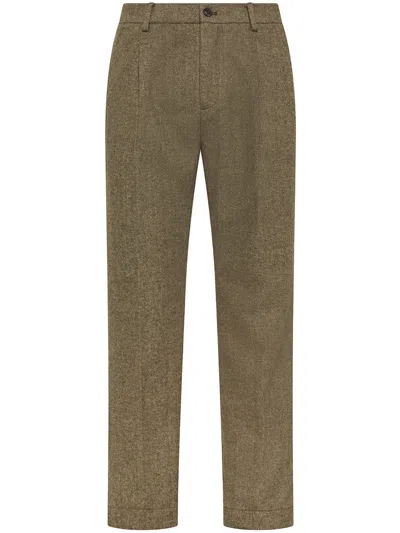 Cruna Belleville 1810 136 Chocolate Pants In Marrone