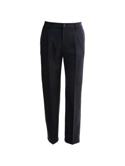 Cruna Belleville Pleated Trousers In Blue