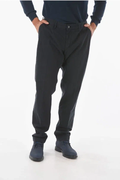 Cruna Belt Loop Newtown.l. Chino Pants In Black