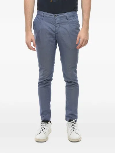 Cruna Belt-loop Trousers In Gray