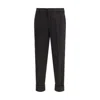 Cruna Belt-loops Trousers In Black