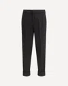 Cruna Belt-loops Trousers In Black