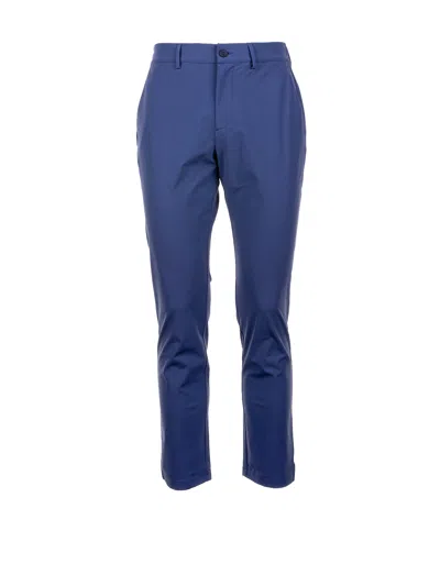 Cruna Blue Regular Fit Trousers In Black