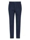 Cruna Brera" Slim Pants - Navy In Blue