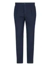 Cruna Brera" Slim Pants - Navy