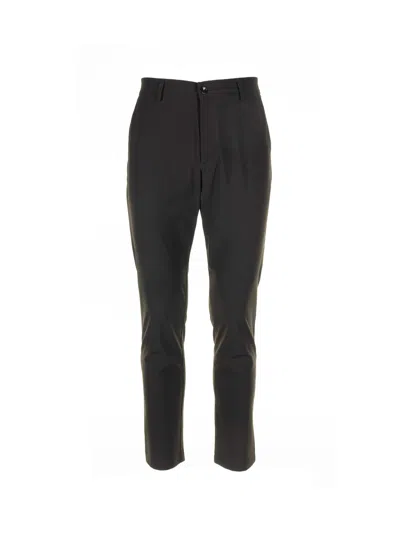 Cruna Brera Trousers Dark Brown In Moro