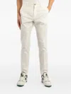 Cruna Button-fastening Trousers In White