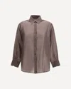 Cruna Buttoned Shirt In Brown