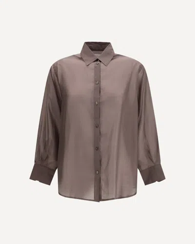 Cruna Buttoned Shirt In Brown