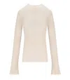 Cruna Connie Cipria Ribbed Sweater In Neutrals