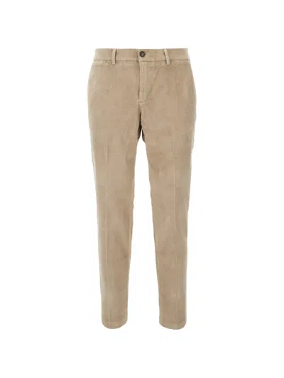 Cruna Corduroy-effect Trousers In Neutral