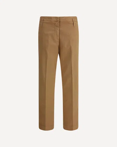 Cruna Cotton Pants In Neutral