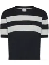 Cruna Striped T-shirt In Black