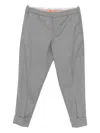 Cruna Cuffed-hem Trousers In Gray
