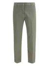 Cruna Daizy Flat-front Barrel Trousers In Green