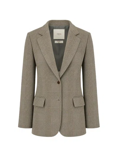 Cruna Dorotea Blazer In Animal Print