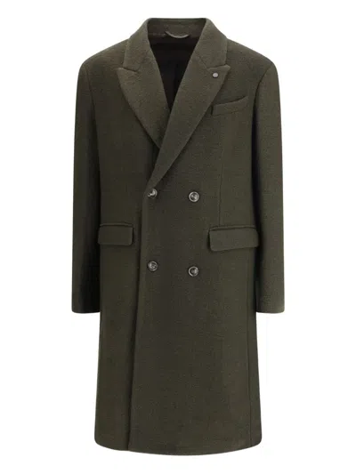 CRUNA DOUBLE-BREASTED BUTTONED COAT