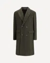 Cruna Double-breasted Buttoned Coat In Green