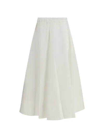 Cruna Elasticated-waist Skirt In Neutral