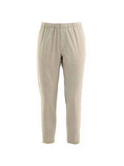 Cruna Elasticated-waist Textured Trousers In Neutral